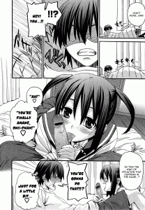 Saegusa Kohaku Little Sister Insincerity or Hentai Incest Doujinshi Manga English