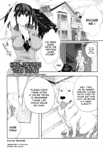 Tenzen Miyabi I'll Watch the Dog Living Together with the Doggy English Hentai Manga Beastiality Doujinshi